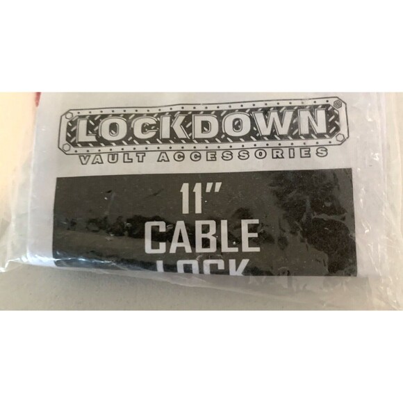 LockDown Gun Safety Lockdown Pistol Shotgun Rifle Child Safety 11" Cable New - Picture 3 of 3
